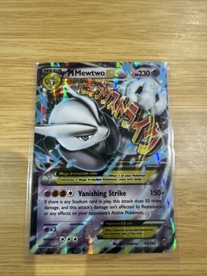 Pokemon Mewtwo EX Breakthrough Half Art Card #63/162 NM/M Condition - Image 1 of 2