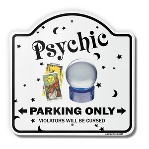 Psychic 18" X 18" Heavy-Gauge Aluminum Architectural Sign - Picture 1 of 4