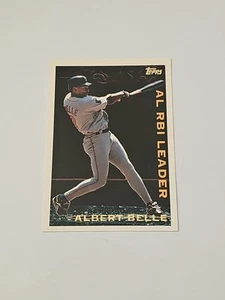1995 Topps League Leaders Albert Belle #LL14 Cleveland Indians - Picture 1 of 2