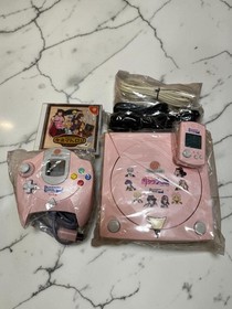 SEGA Dreamcast Sakura Wars Limited Pink Console Bundle with Controller Excellent