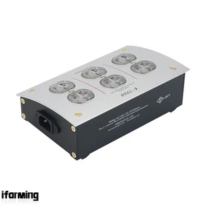 Original e-TP60 Power Strip 6 Ports AC Power Distributor for Audio Speakers/Amp - Picture 1 of 6