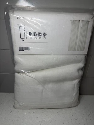 Ikea DYTAG Cortinas Filtro Luz 57x98" 1 Par, Blanco 004.667.15 - NUEVO Foto 1 de 4