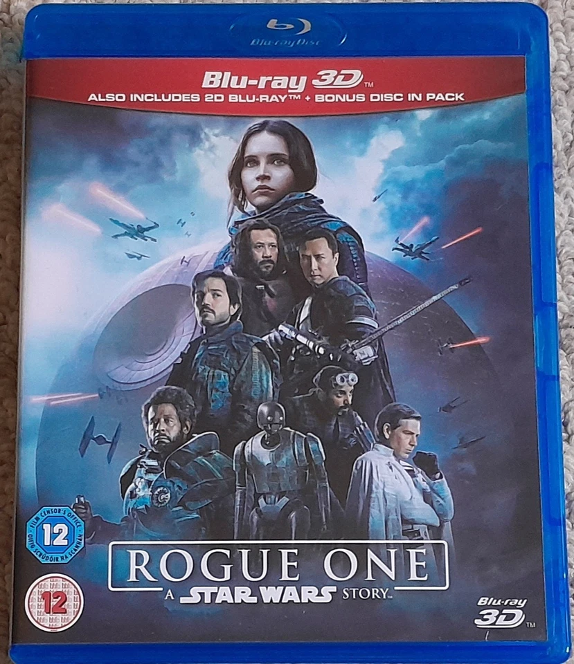 ROGUE ONE A STAR WARS STORY BLU-RAY 3D + 2D 3 DISC SPECIAL EDITION  - Image 1 of 2