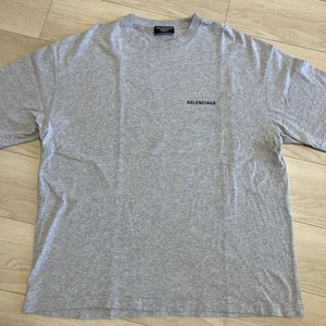 Balenciaga T-shirt Unisex Size L Gray Good Condition Authentic N3886 - Picture 1 of 24