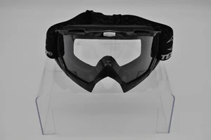 Texport Off-Road  Motocross Goggles Gloss Black Unisex Adult - Foto 1 di 5