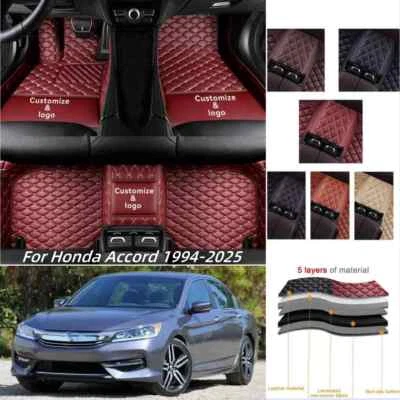 For Honda Accord 1994-2025 All Weather Car Floor Mat Waterproof All Series Liner Foto 1 de 4