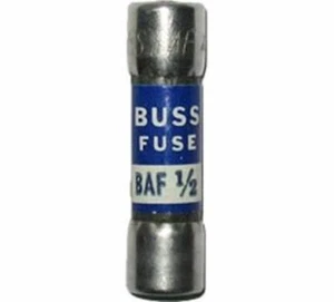 Pack of 10 Fuse Bussmann BAF-1/2 0.5A 250VAC - Picture 1 of 1