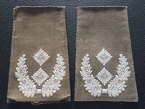 Bundeswehr Schulterklappen Oberstleutnant Rangschlaufen OTL Weiß Oliv gewebt BW - Bild 1 von 6