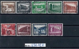 Deutsches Reich Mi-Nr.: 634-42 Winterhilfswerk 1936 sauber gestempelter Satz - Bild 1 von 1
