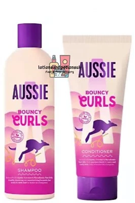 Aussie Bouncy Curls Shampoo 300ml and Conditioner 200ml