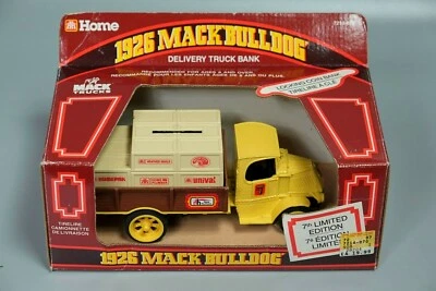 Unusual 1926 Mack Bulldog Historic Commercial Truck Money Box, Ertl/Home  - Image 1 of 3