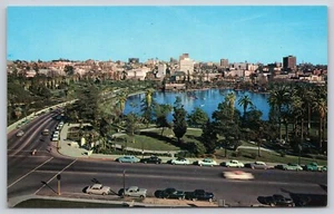 Los Angeles CA-California General Douglas MacArthur Park Vintage c1950 Postcard - Picture 1 of 2