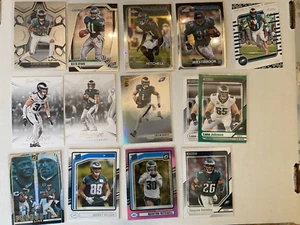 Philadelphia Eagles Lot 14 cards Jalen Hurts Barkley Rated Rookies - Picture 1 of 7