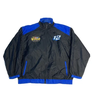 Nascar Checkered Flag Sports Ryan Newman Windbreaker Jacket Men’s Size XL - Picture 1 of 8