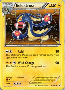 2011 Eelektross 41/101 Noble Vittorie Pokemon TCG - Foto 1 di 2