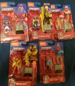Mega Construx Masters of the Universe 5 Figure Bundle (Scareglow, Man-E-Faces... - Picture 1 of 6