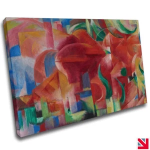 FRANZ MARC FORMS AT PLAY CANVAS Wall Art Picture Print - Picture 1 of 3