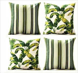 4-Pack Leaf Throw couch Pillow Cushion Cover 18 x 18" Square ,Home Decor - Picture 1 of 7