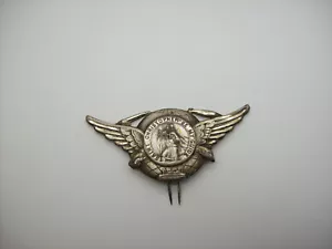 Spilla religiosa originale vintage epoca seconda guerra mondiale militare USA San Cristoforo sii la mia guida - Foto 1 di 13