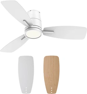 42Inch Ceiling Fans with Lights and Remote Control, Quiet DC Motor, Double-Faced - Picture 1 of 9