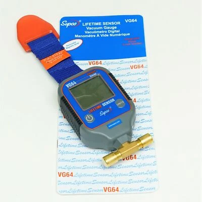 Supco VG64 Digital Vacuum Gauge HVAC with Magnetic Hanging Strap - image 1 of 4