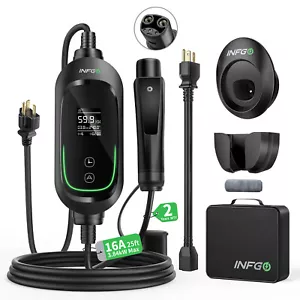 EV Charger For Tesla Model 3/X/Y/S Portable Charging Cable NEMA 6-20 120V-240V - Picture 1 of 9