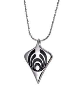 PAJA Rhombus Raute Macht 3029 Kette Black Oil Filled TCM by Magnetschmuck -4you - Bild 1 von 2