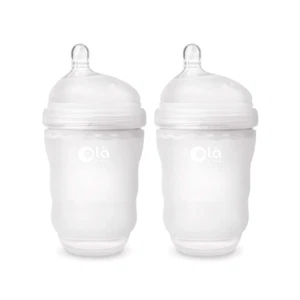 Gentlebottle, Silicone Baby Bottle - 8Oz, Frost 2-Pack - Picture 1 of 12