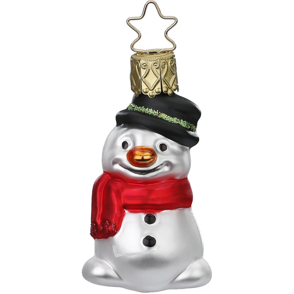 Christbaumschmuck Glas Schneemann Weihnachtskugeln Weihnachtsbaumschmuck  - Bild 1 von 1