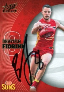 Signed 2023 Gold Coast Suns AFL Select Legacy Card - Brayden Fiorini - Bild 1 von 3