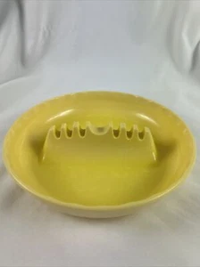 Vintage Ges Line Ashtray Yellow Round Melamine Model 341 USA 7” - Picture 1 of 9