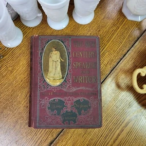 Antique School Book 1901 The New Century Speaker and Writer - Foto 1 di 16