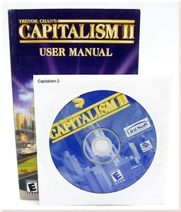 Capitalism II Simulation PC CD-ROM Vide Game And Large User Manual Ubisoft 2001 - Picture 1 of 6
