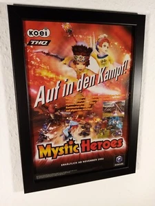 Mystic heroes gamecube Werbeblatt Gerahmt Poster Ad Page framed Werbung - Bild 1 von 2