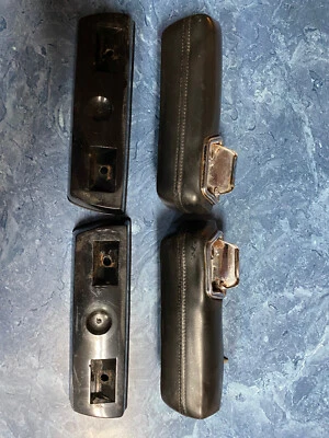 MOPAR 67-72 A-BODY 70 Dodge Dart BLACK REAR ARM RESTS+ ASH TRAYS SHIP FREE !!!!! - Image 1 of 4