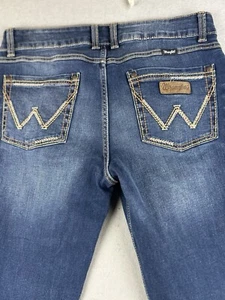 Wrangler Damen Jeans Größe 34 X 31 Mid Rise Ankle Western Cowgirl Core  - Bild 1 von 13
