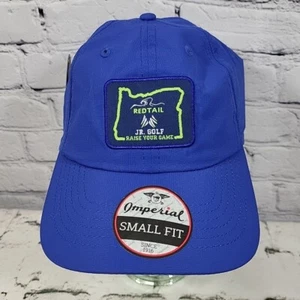 Oregon Redtail Jr Golf Hat Mens Imperial Small Fit Blue Adjustable Ball Cap NWT - Picture 1 of 8