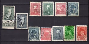 Tchécoslovaquie 1930-46 personnalités 11 timbres /TE5246a - Imagen 1 de 1