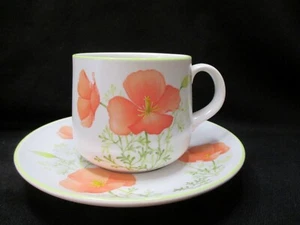 Noritake Bright Side 9079 Cup & Saucer Progression Series Made in Japan - Picture 1 of 4