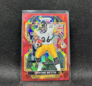 Jerome Bettis Red Ice 2021 PANINI Prizm Football #258 NFL Pittsburgh Steelers SP - Imagen 1 de 2