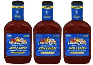 Famous Dave's Rich & Sassy salsa barbecue ricetta originale, 20 once (3 bottiglie) - Foto 1 di 3