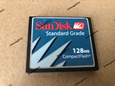 Sandisk  Standard Grade  CompactFlash Card  128MB CF Memory card SDCFB - Image 1 of 2