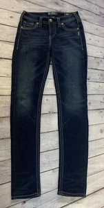 Silver Jeans Co. Women’s W27/L31 Suki Mid Skinny Blue Joga Jean Stretch Pants - Picture 1 of 14