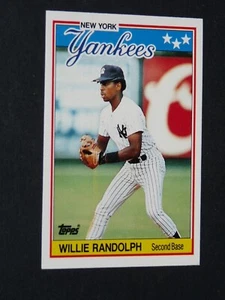 BASEBALL CARD TOPPS MINI 1988 #59 WILLIE RANDOLPH NEW YORK YANKEES - Imagen 1 de 2