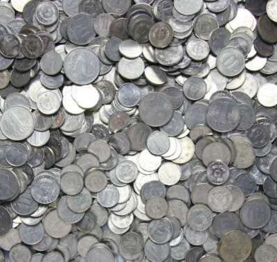 Ostalgie DDR - 100 Münzen 1 5 10 50 Pfennig 1 2 Mark 1956-1990 - Konvolut LOT - Image 1 of 4