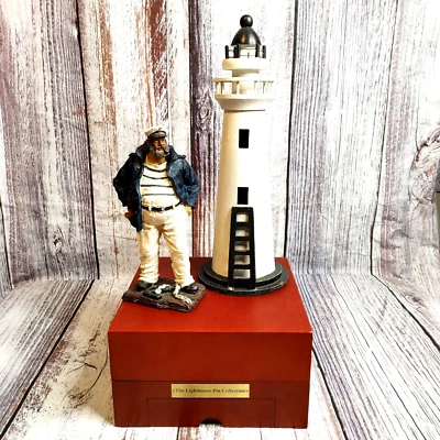 WILLABEE-WARD LOT OF 40 Lighthouse Pin Collection Lapel Pins w/Display Box/More. - Image 1 of 4