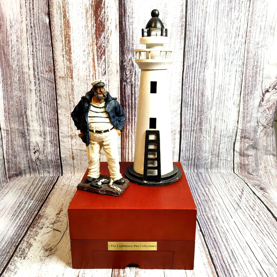 WILLABEE-WARD LOT OF 40 Lighthouse Pin Collection Lapel Pins w/Display Box/More. - Image 1 of 4