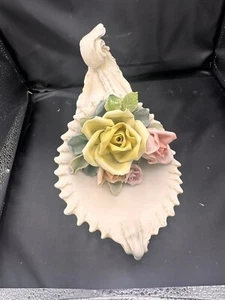 Karl ENS Volkstedt Germany Porzellan Figur Füllhorn Rosen - Bild 1 von 8