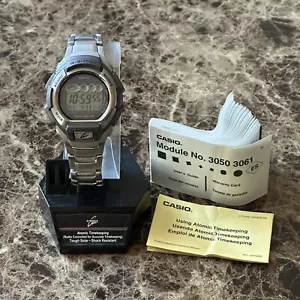 Orologio Casio Circa 2007 G-SHOCK GW-810D (3050) Uomo Resistente Solare Acciaio Inox - Foto 1 di 6