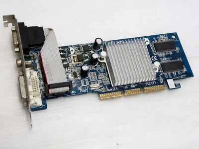 NVIDIA GeForce FX 5200, 128MB DDR, 64 BIT, AGP 4x/8x, N14180, WORKING - Image 1 of 3